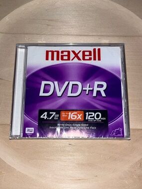 Maxell DVD+R Record Than Playback BRAND NEW IN PACKAGE